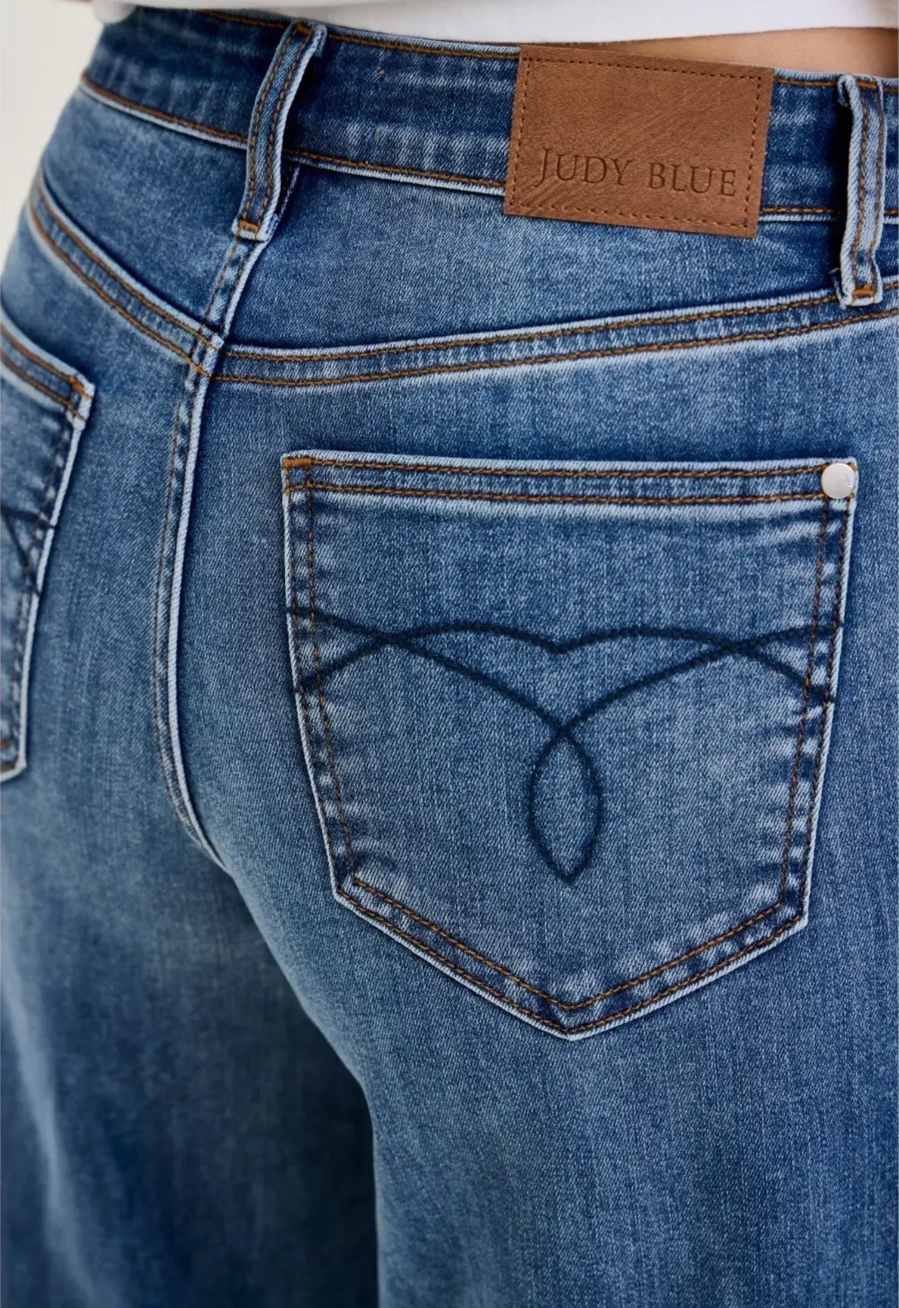 Judy Blue - High Waisted Palazzo Denim