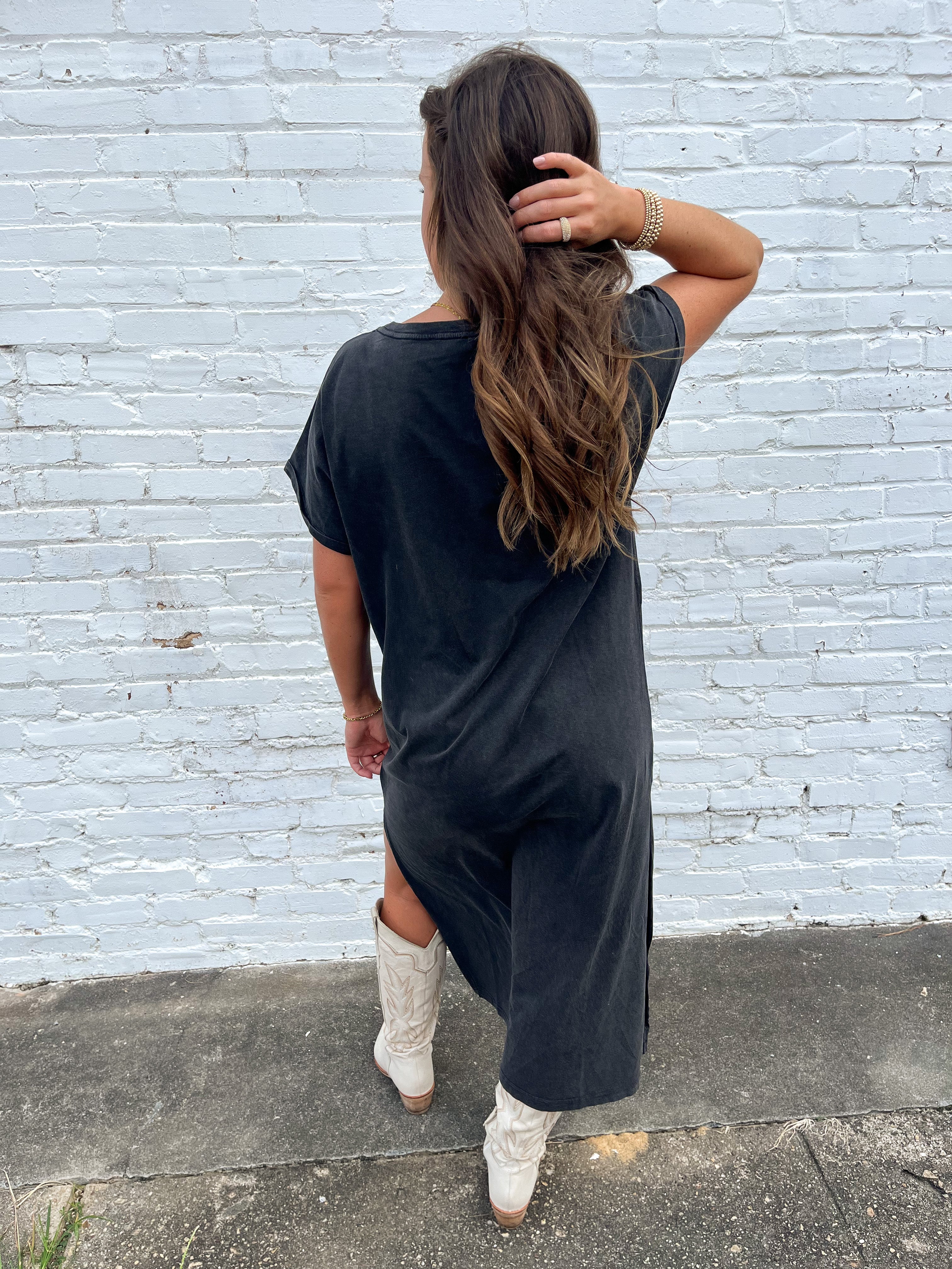Vintage Free Bird Maxi T-Shirt Dress