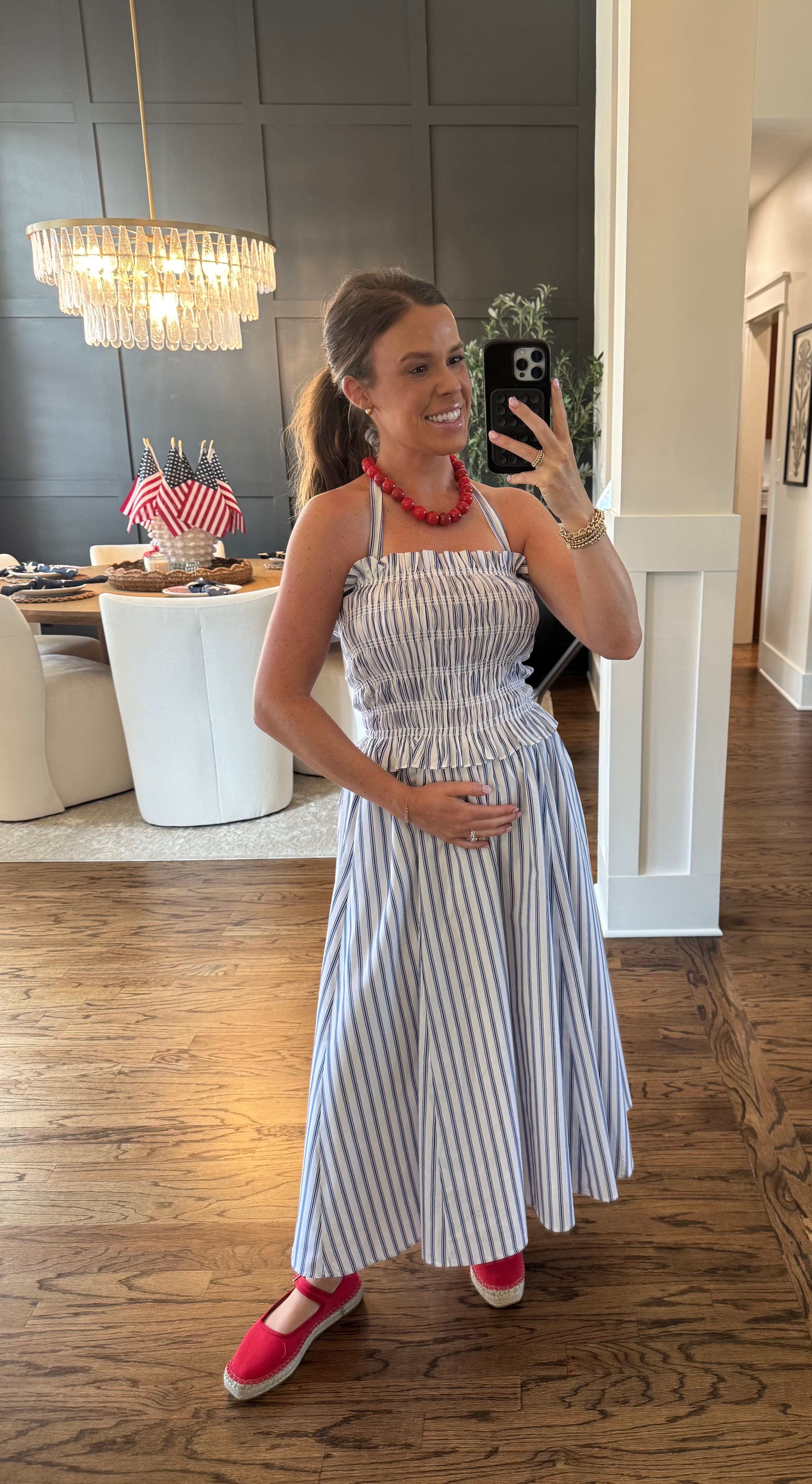 Good Feels Striped Halter Dress
