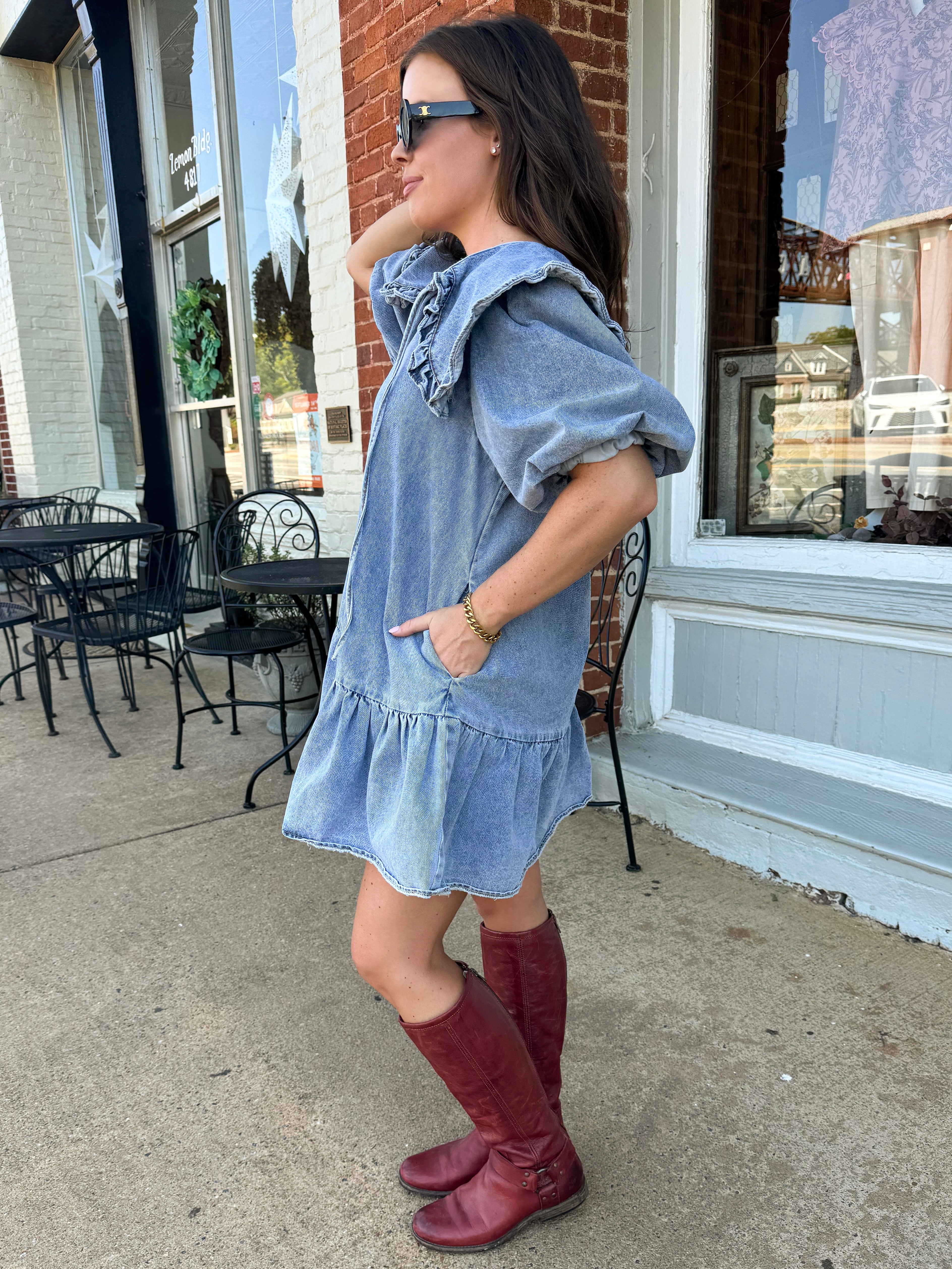 Classic Charm Collared Mini Dress