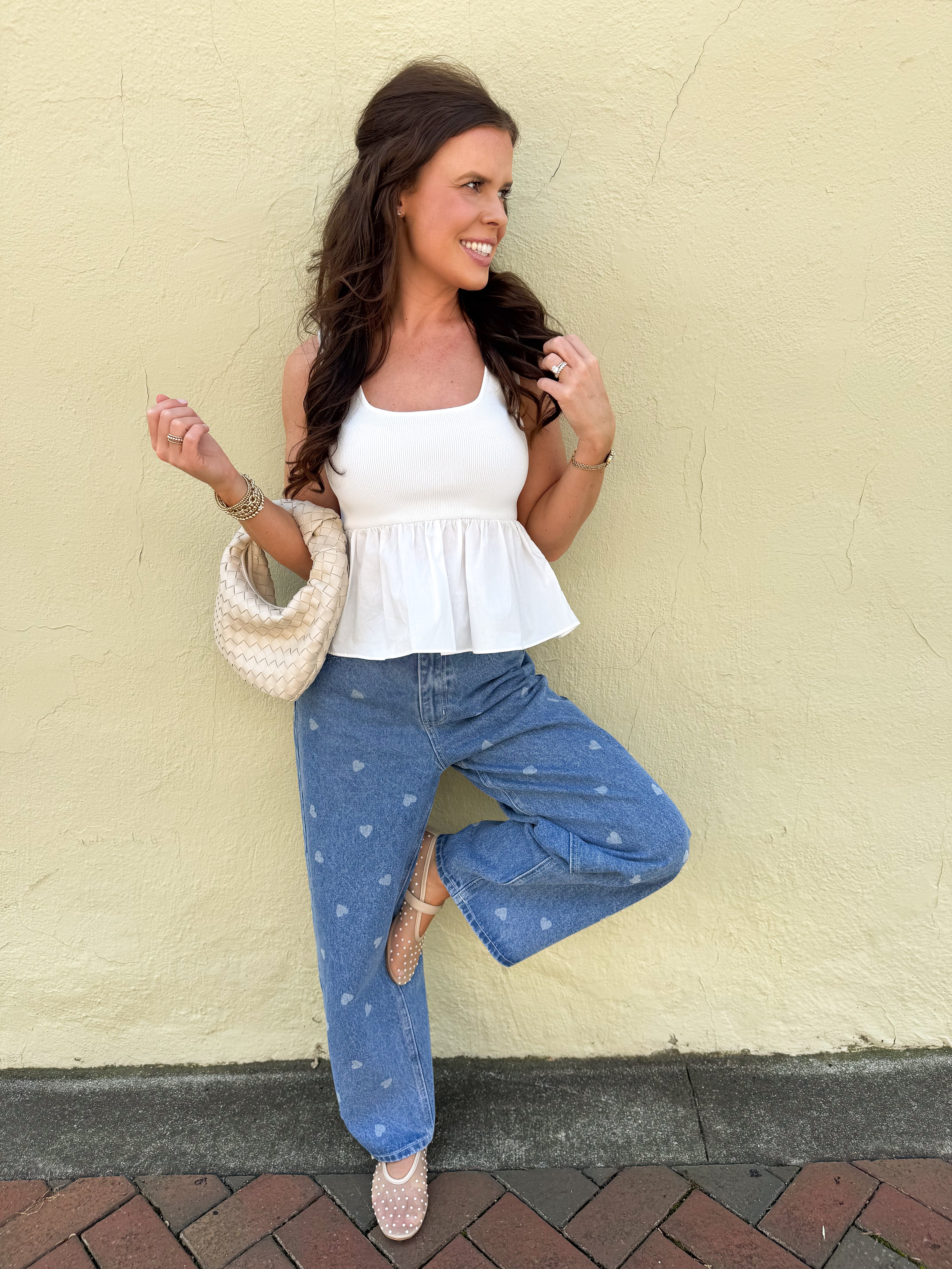 Have My Heart Printed Denim