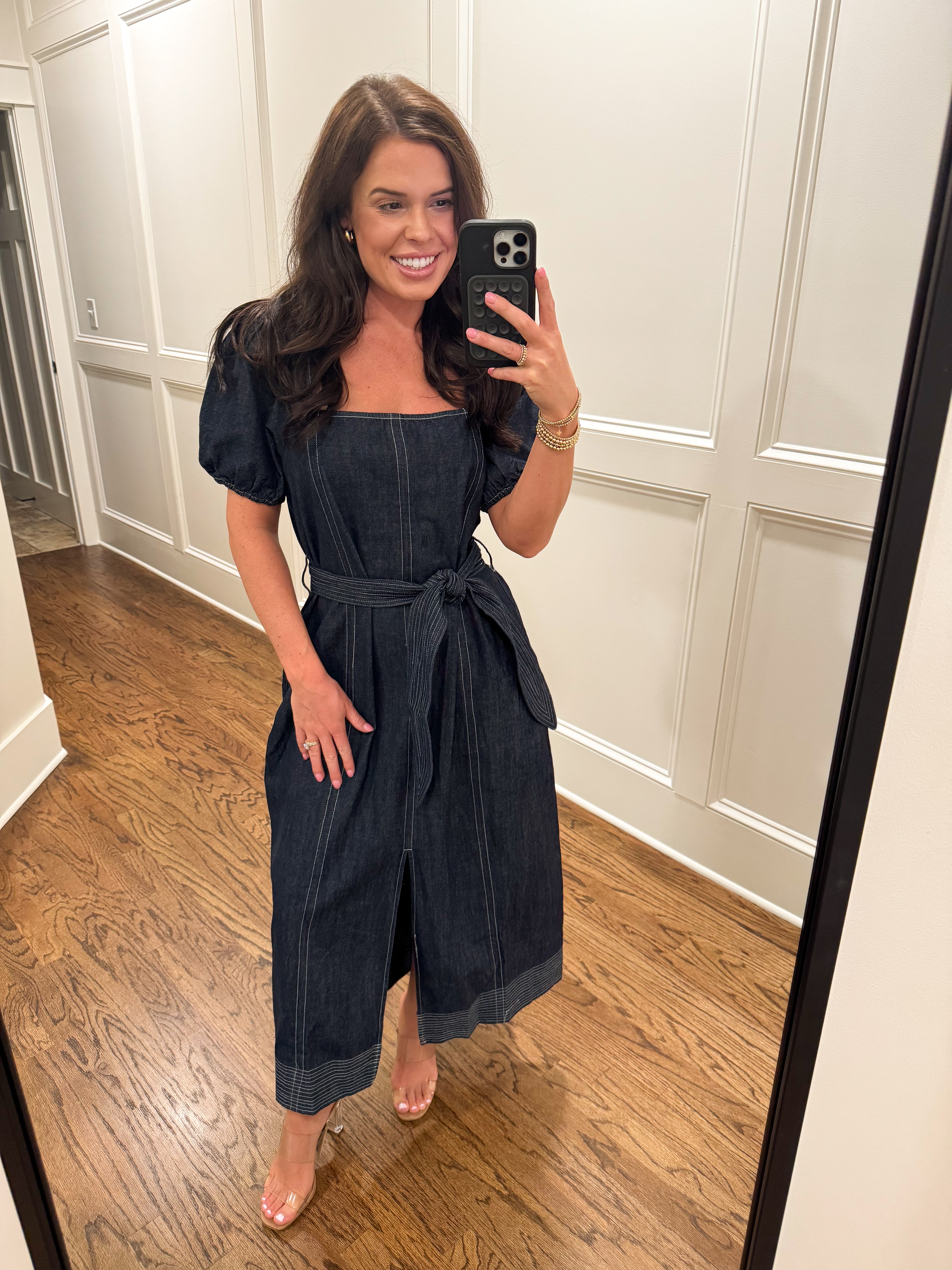 Alyssa Denim Midi Dress