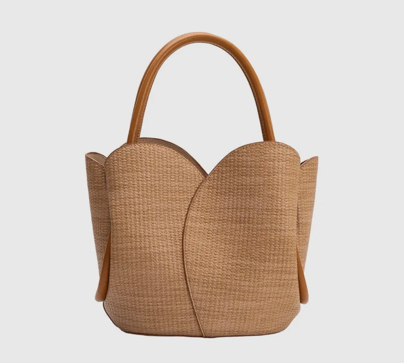 Tulip Raffia Embossed Top Handle - *PRE-ORDER 3/22*