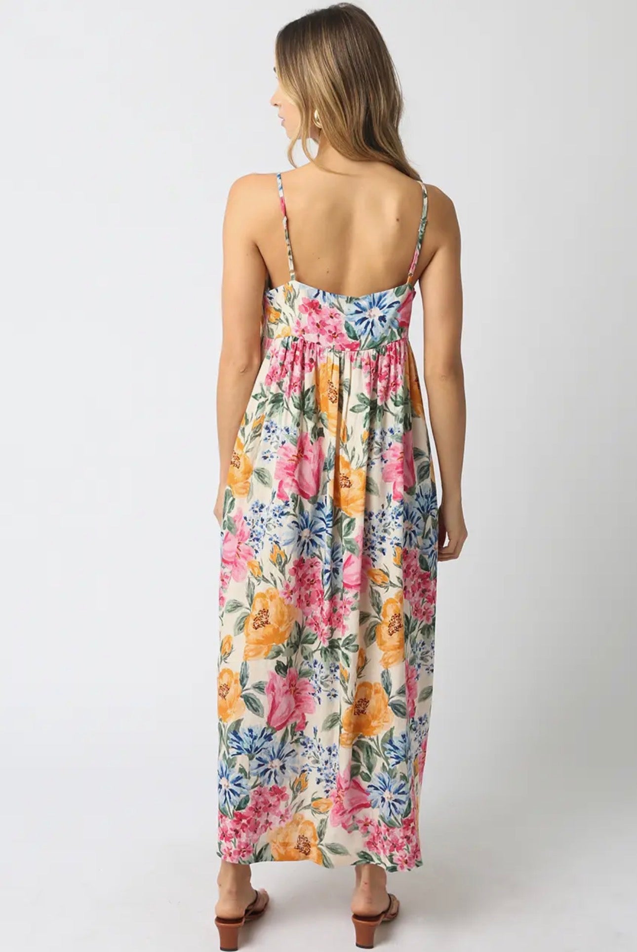 Savannah Sleeveless Floral Maxi Dress