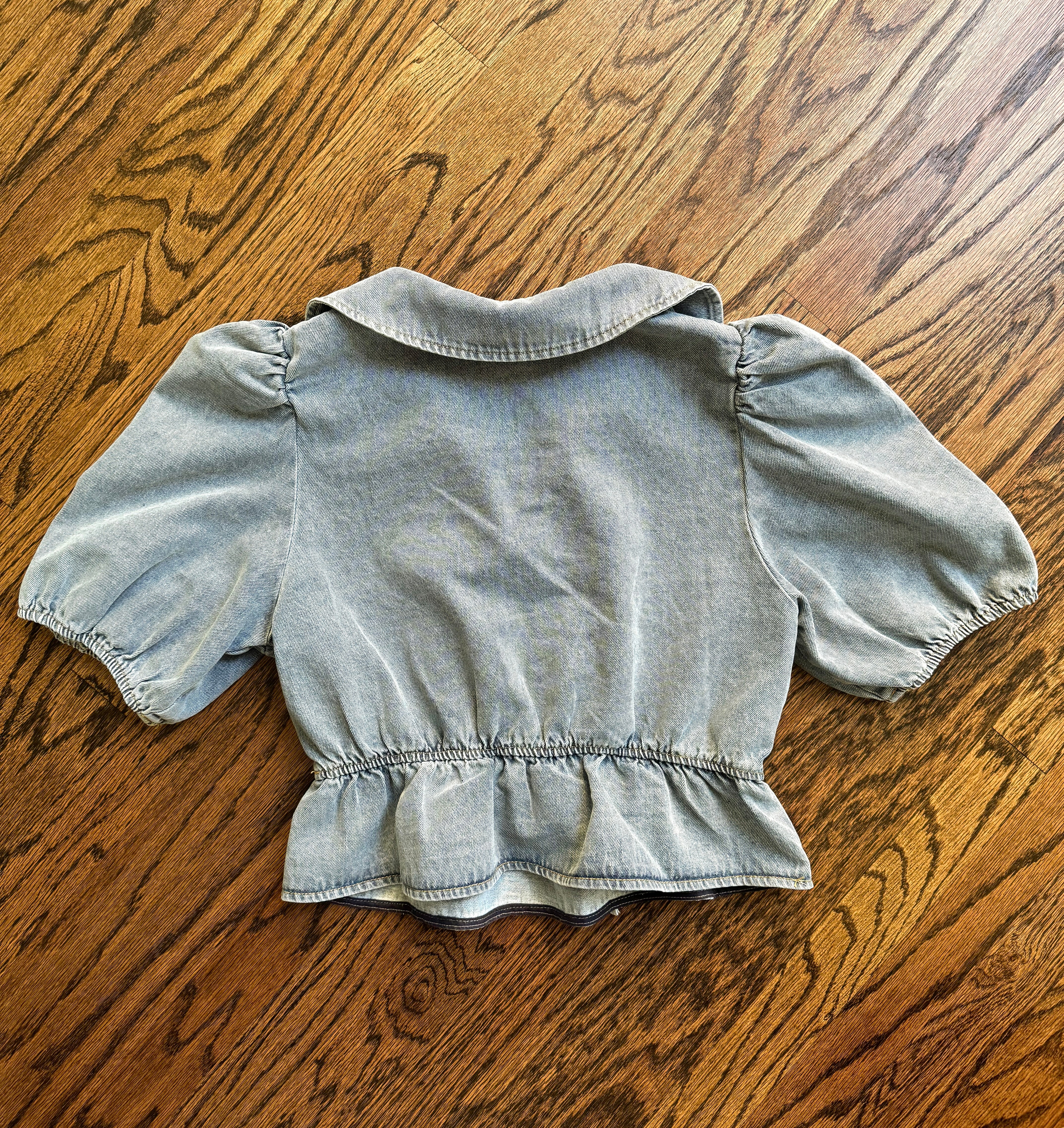 American Belle Denim Blouse