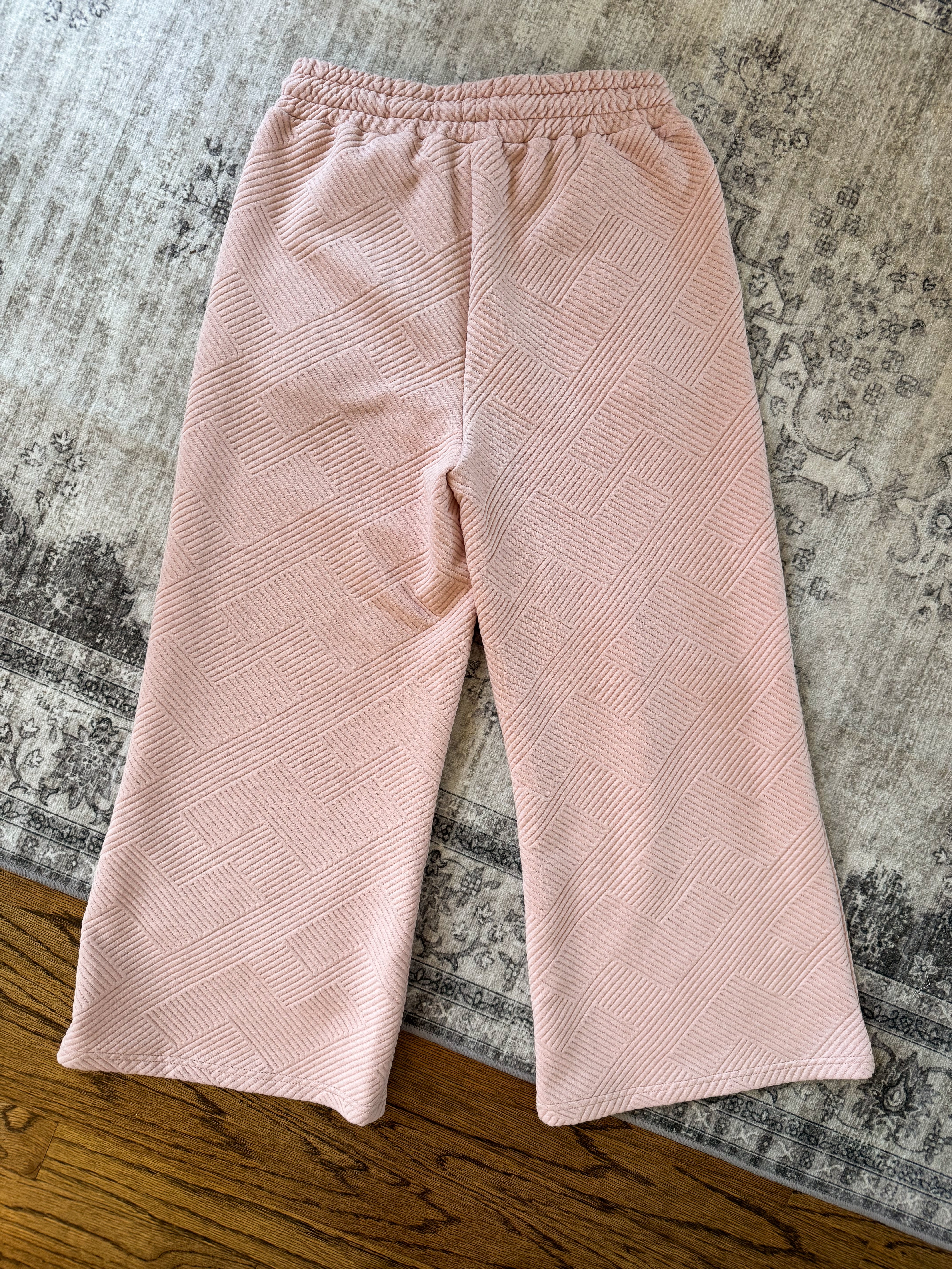 Weekend Textured Print Pants