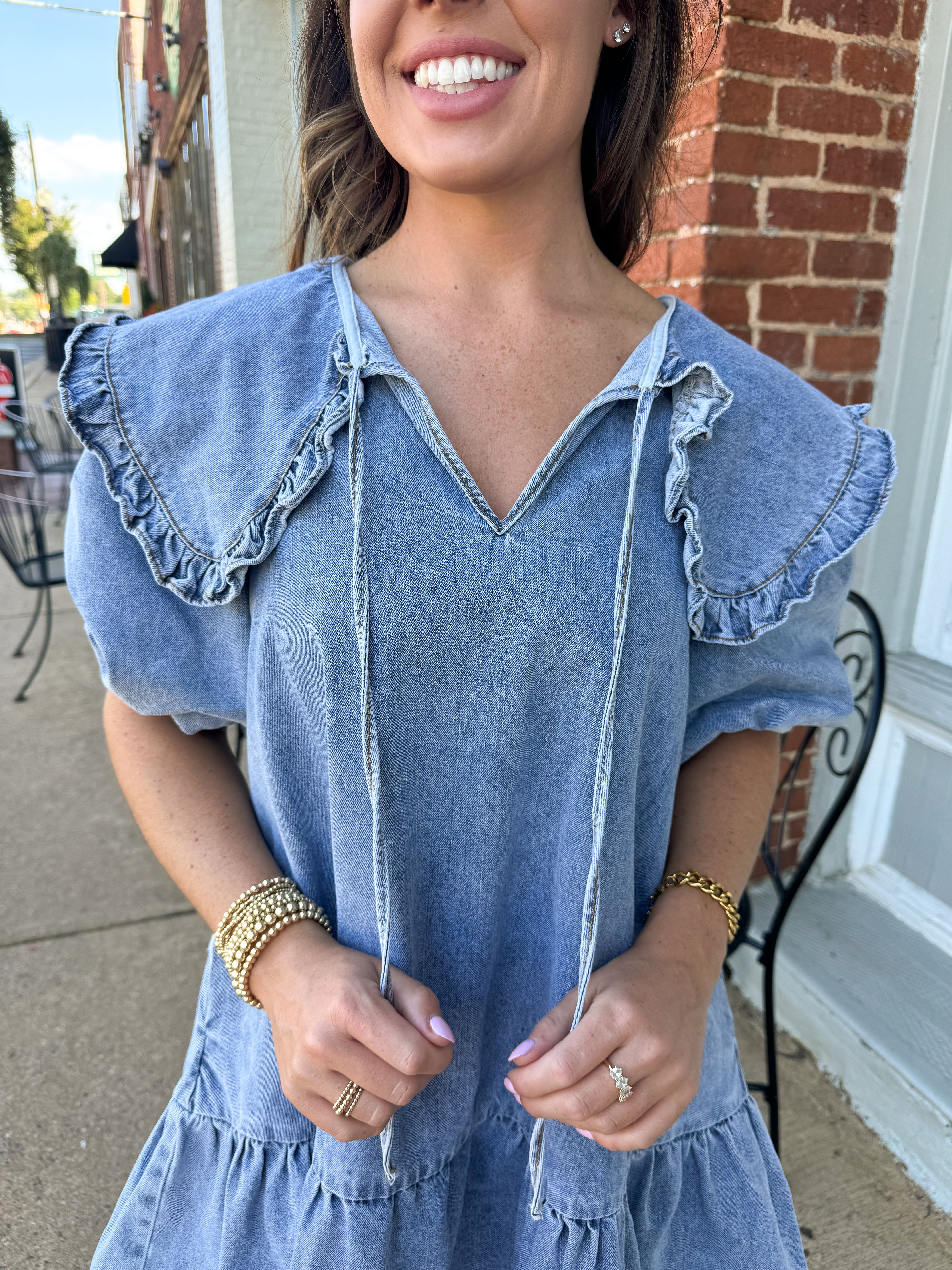 Classic Charm Collared Mini Dress