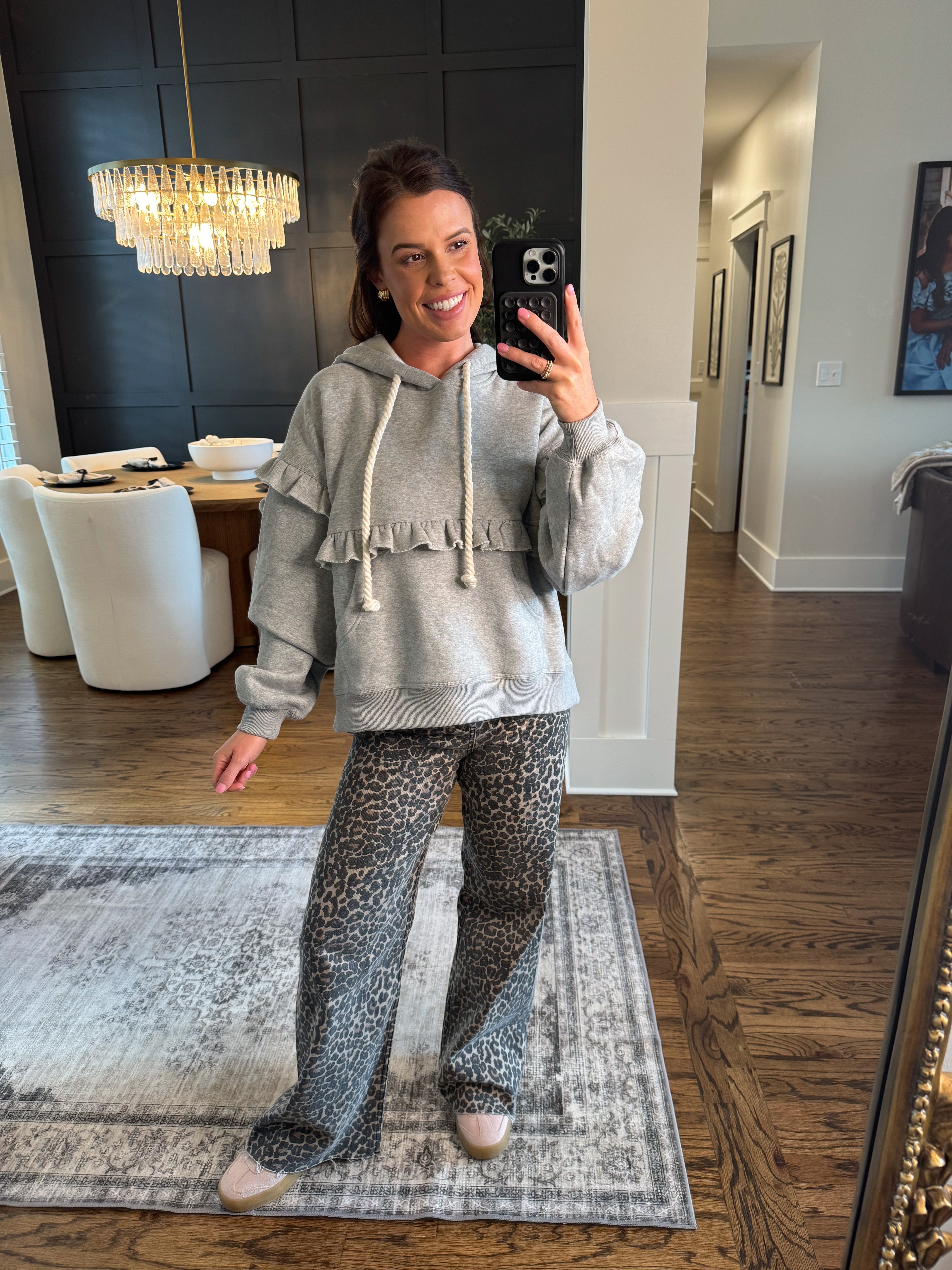 Camille Ruffle Sweatshirt
