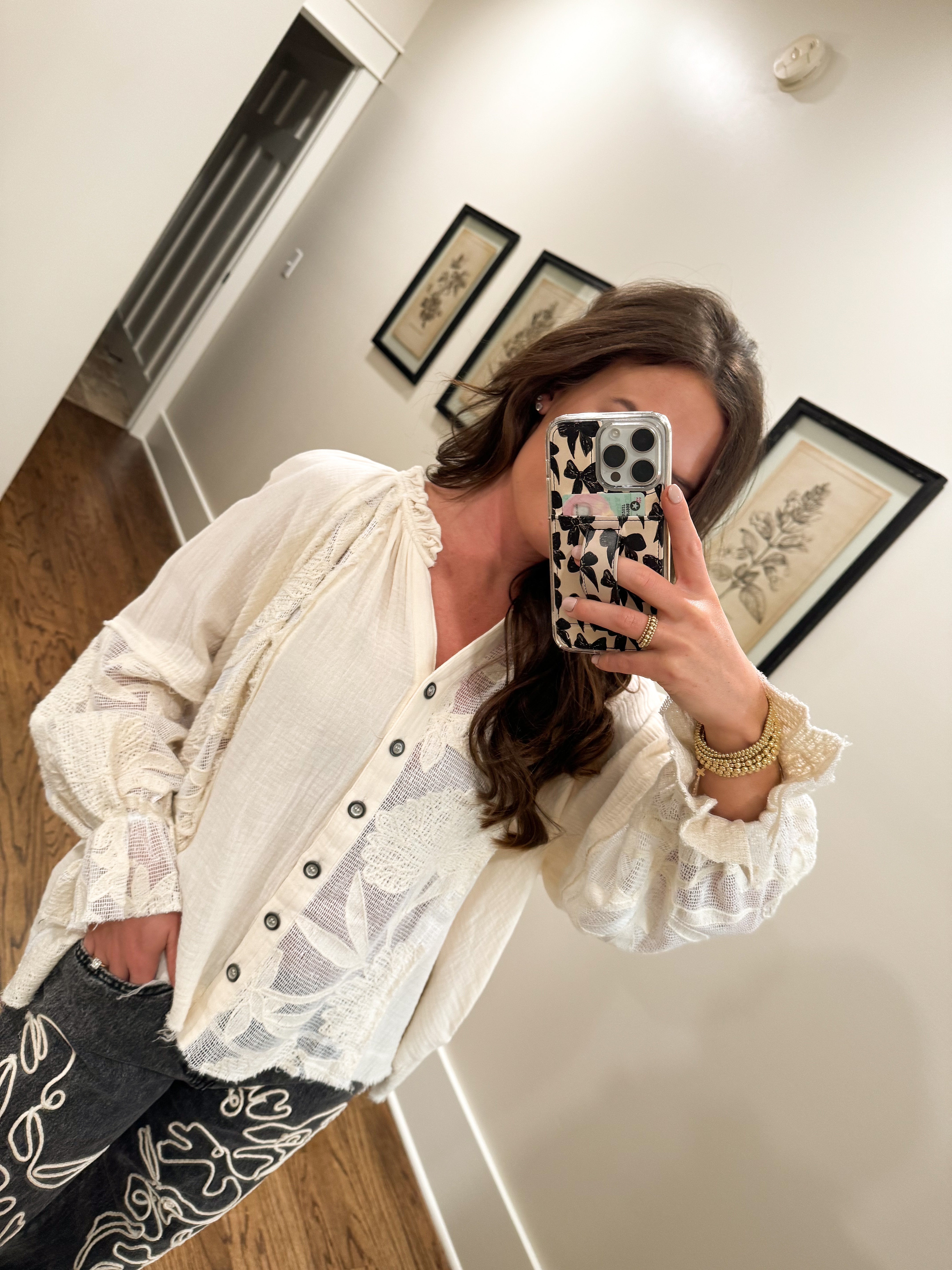 Lost in Lace Embroidery Blouse