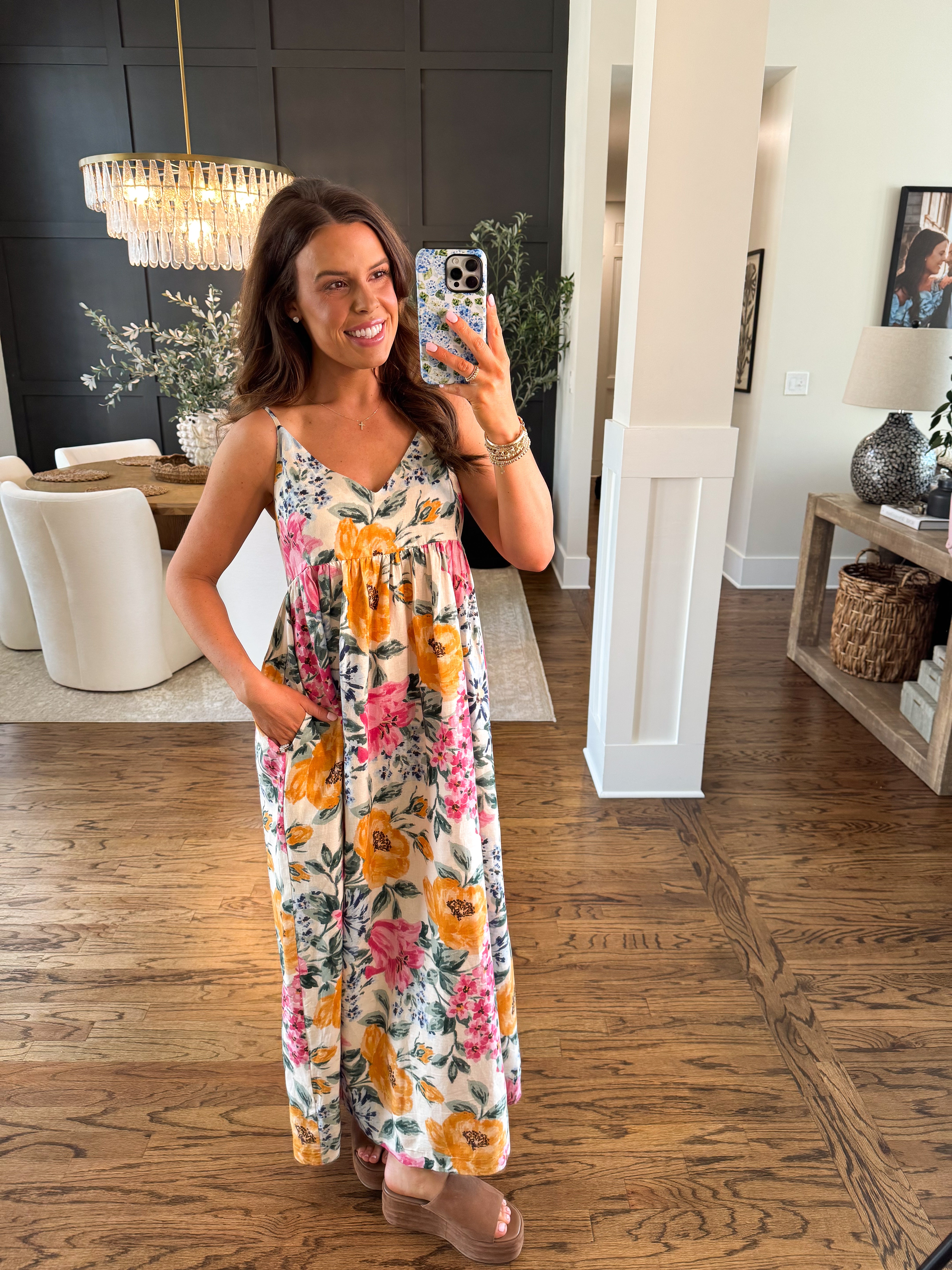 Savannah Sleeveless Floral Maxi Dress