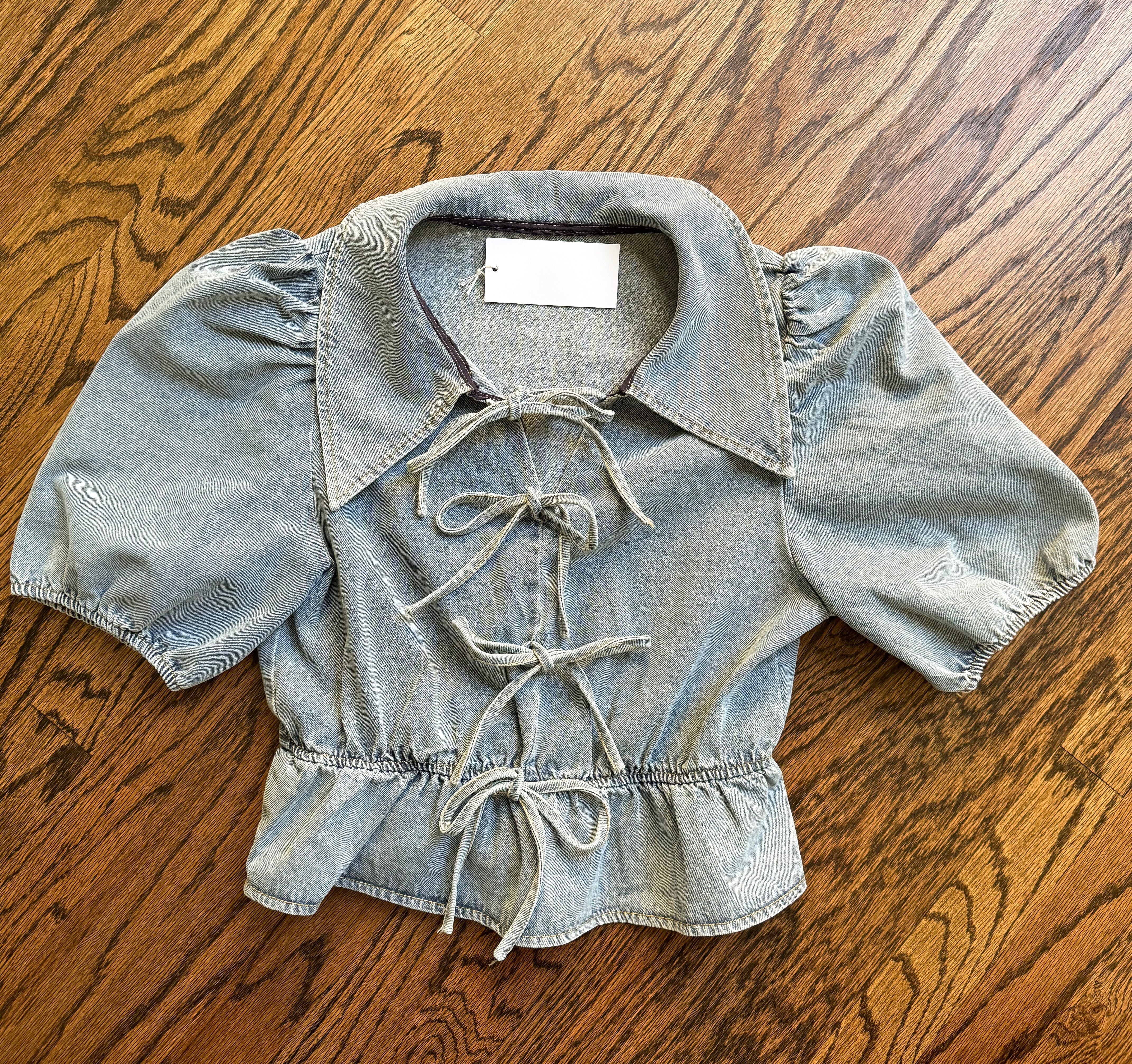 American Belle Denim Blouse