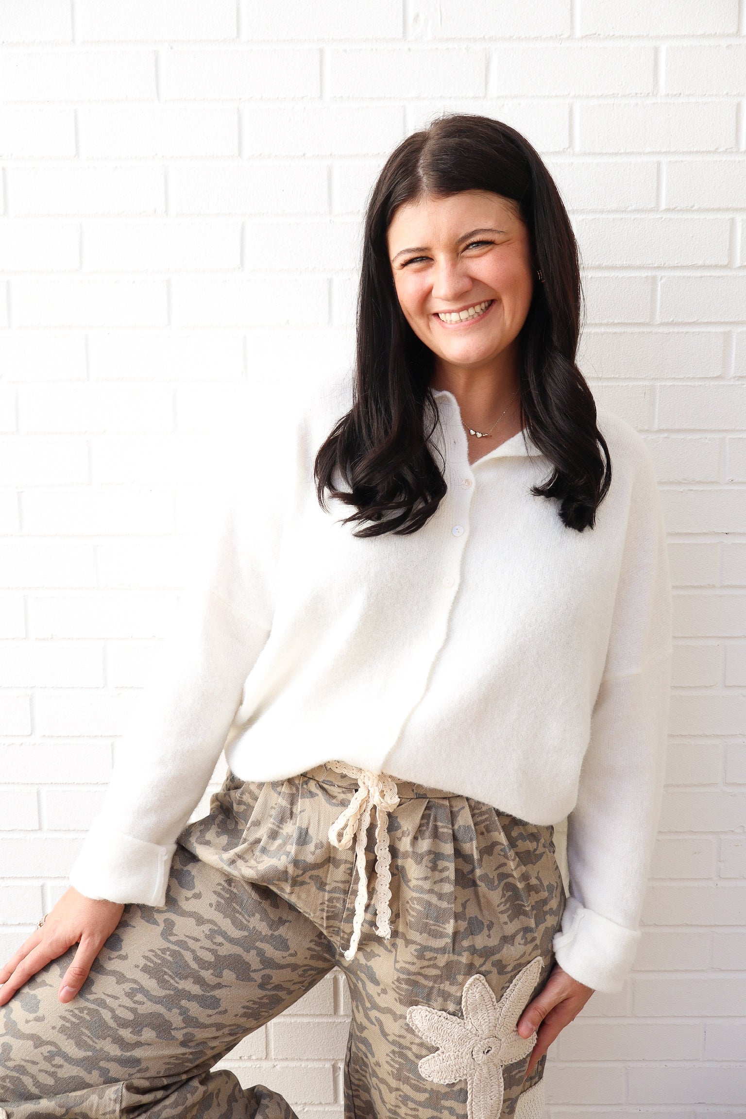 Most Wanted Cardigan - Snow