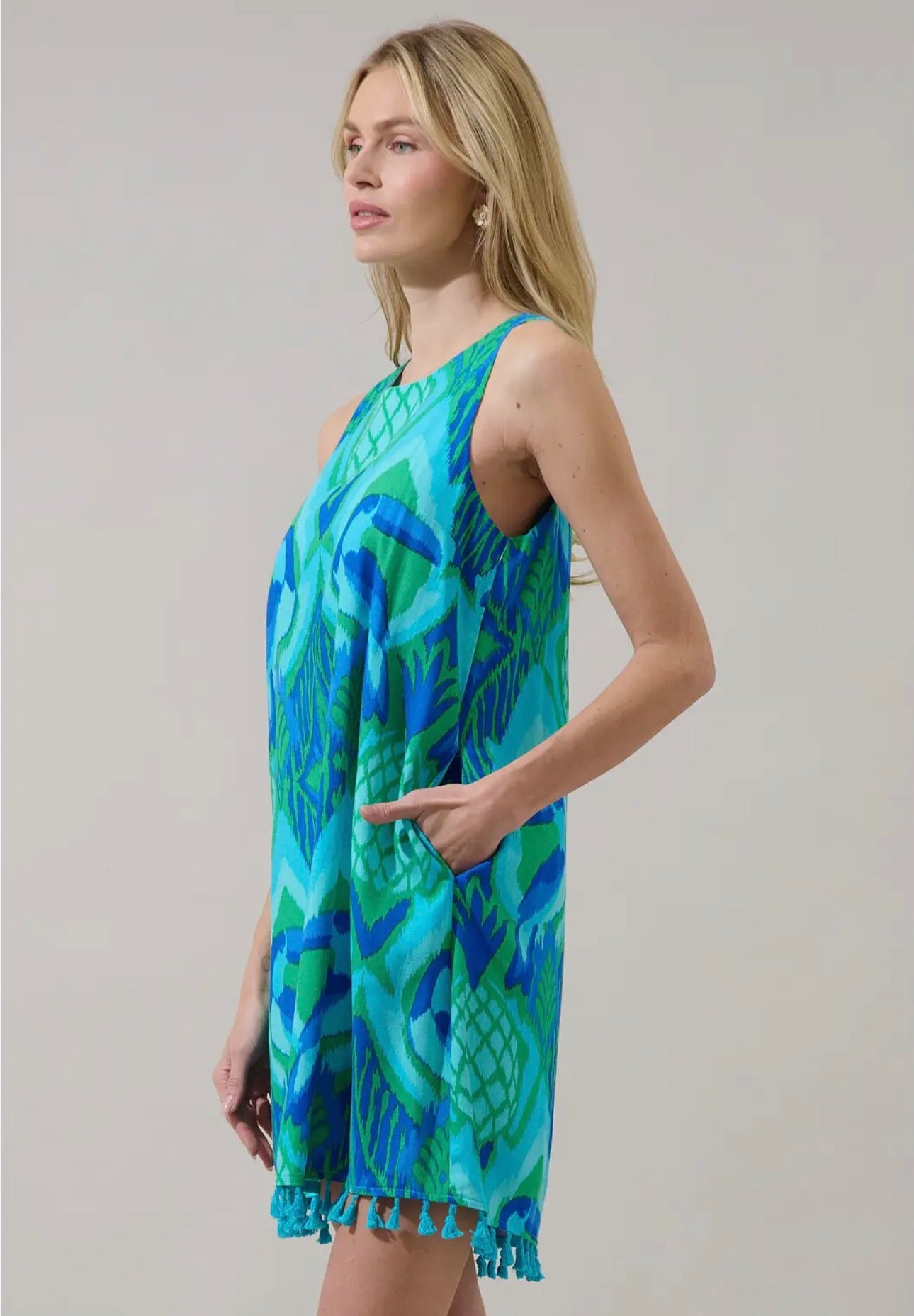 Blissy Tropical Dress