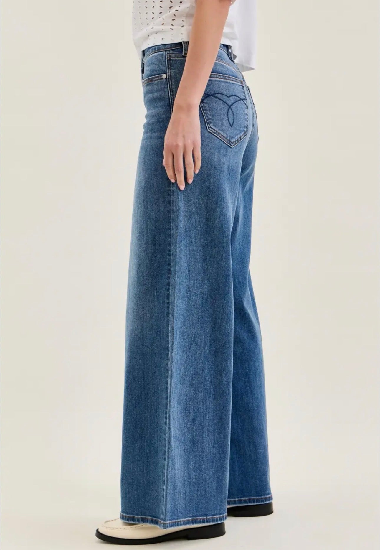 Judy Blue - High Waisted Palazzo Denim