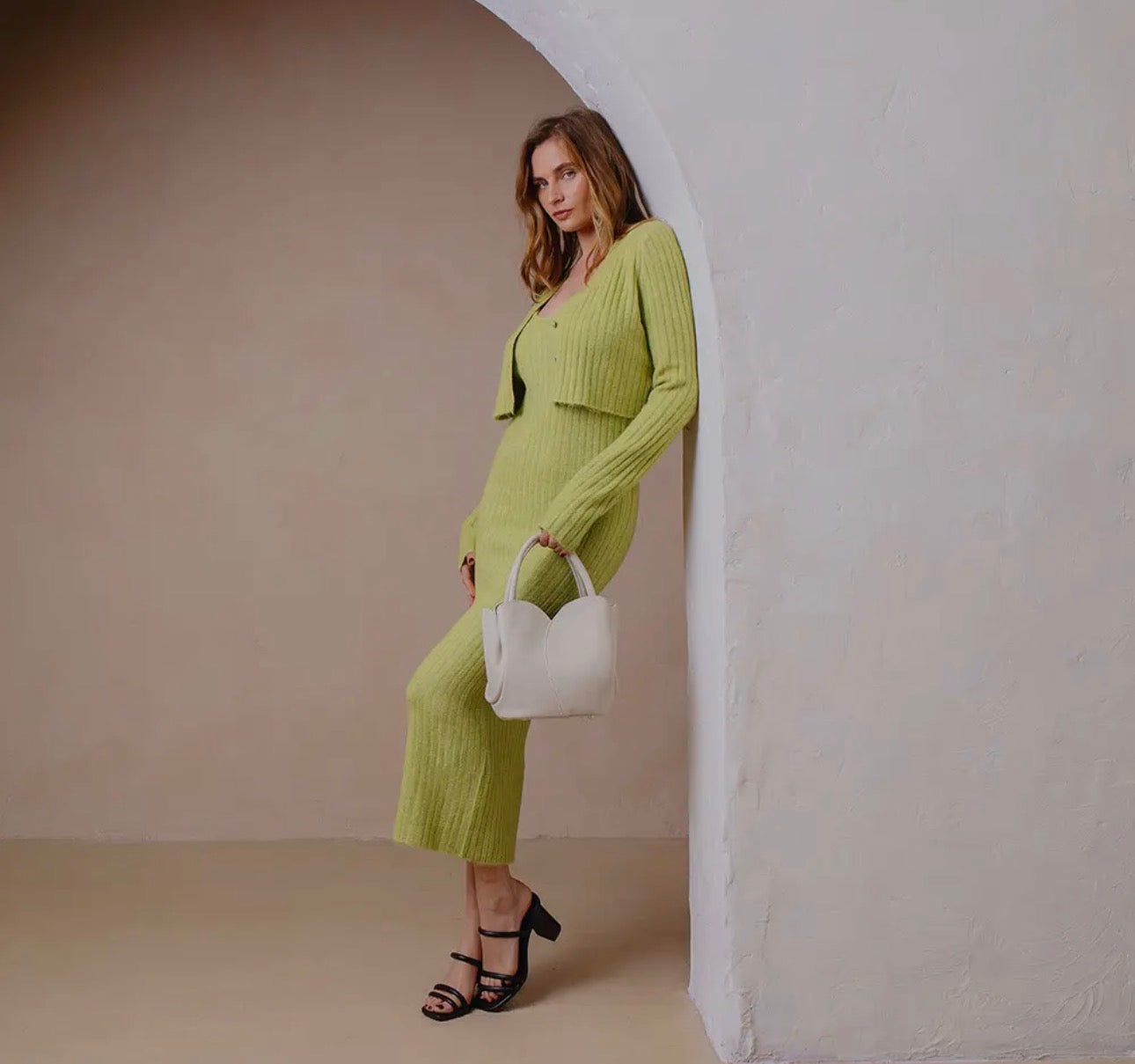 Tulip Bone Recycled Vegan Top Handle Bag - *PRE-ORDER 3/22*