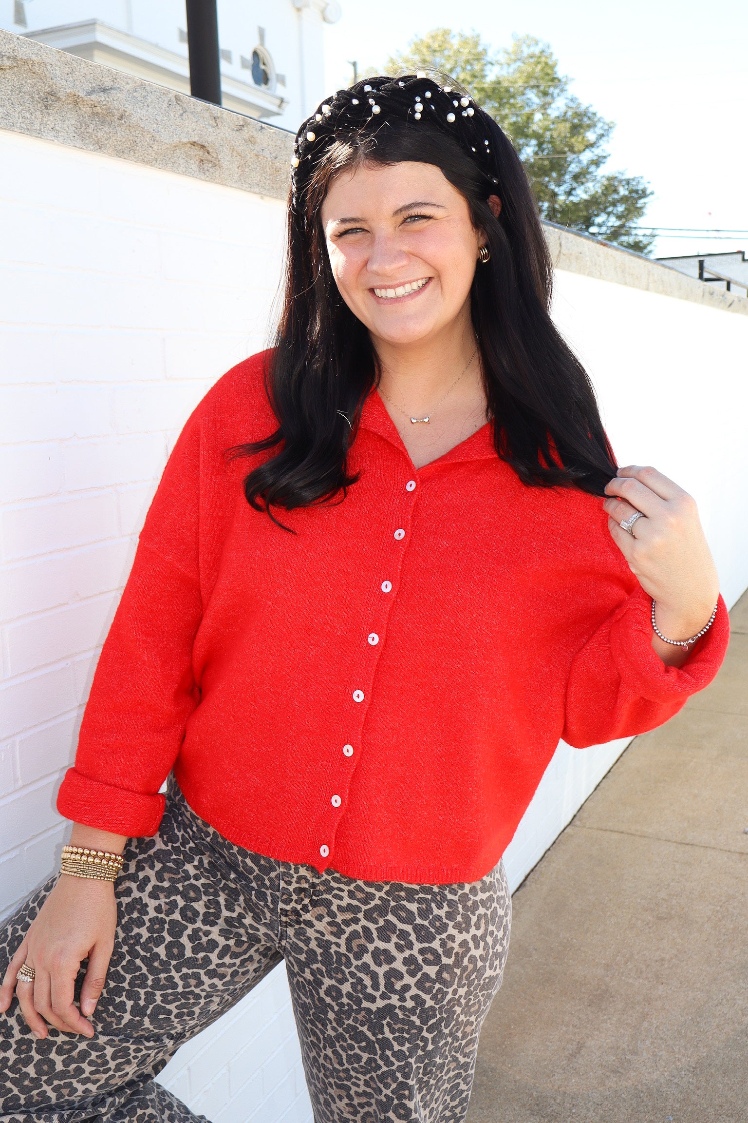 Most Wanted Cardigan - Red