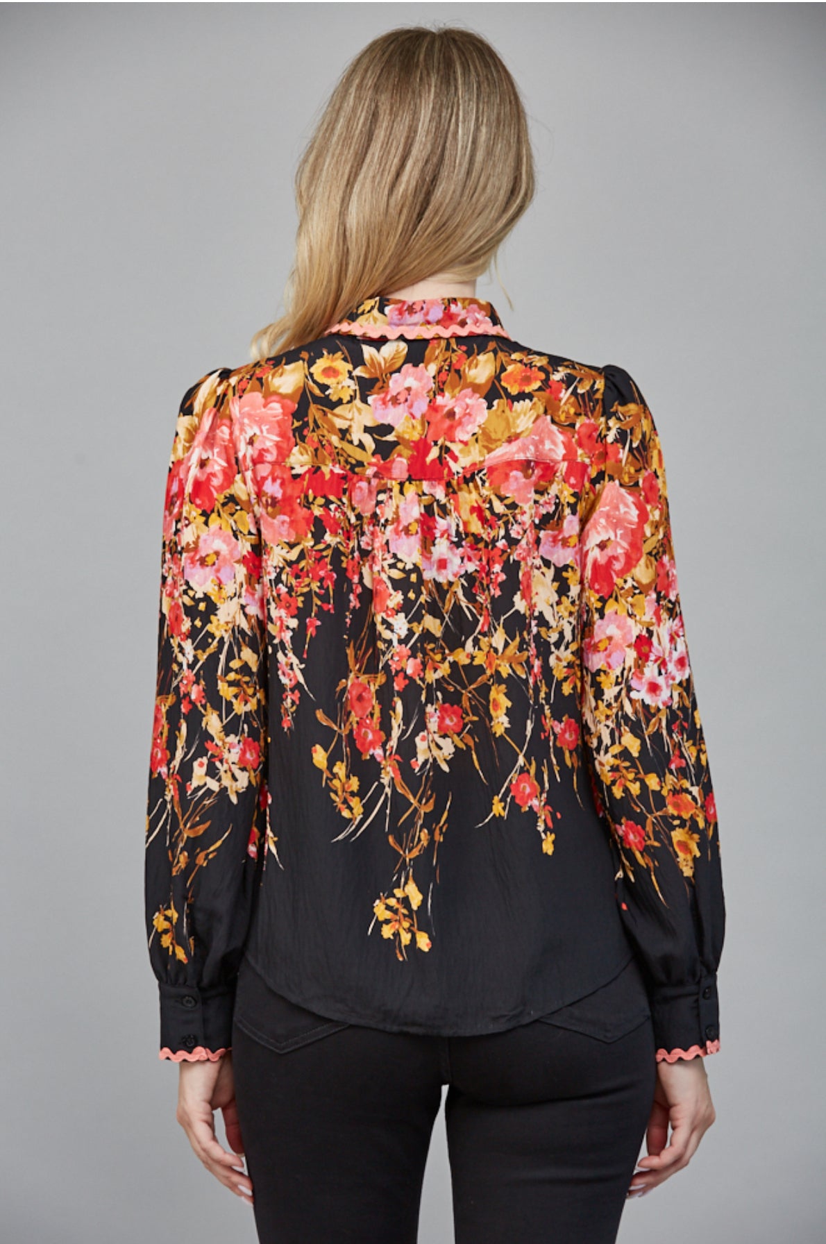 Falling for Floral Button Down