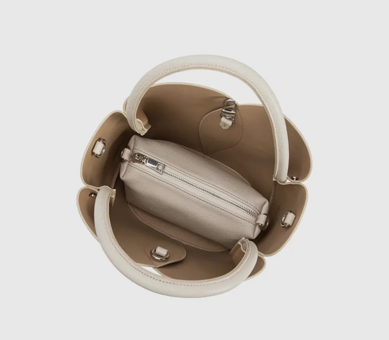 Tulip Bone Recycled Vegan Top Handle Bag - *PRE-ORDER 3/22*