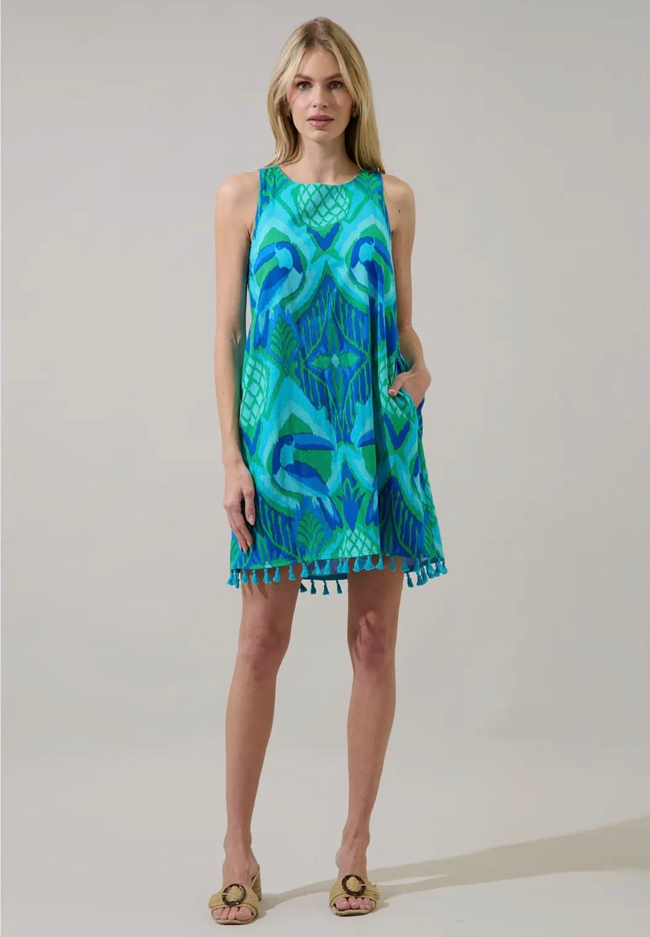 Blissy Tropical Dress